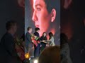 Dimash being awarded at city university