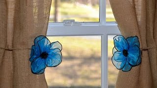 Burlap Curtains Diy