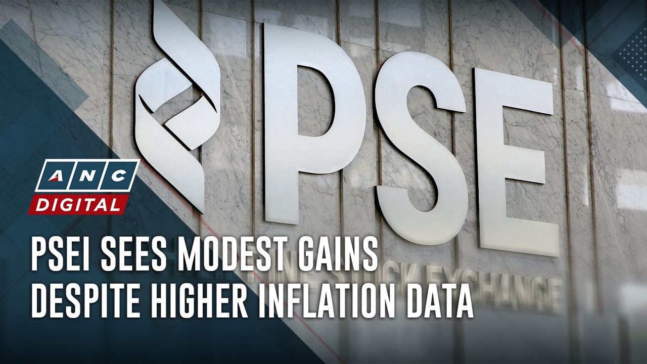 PSEi sees modest gains despite higher inflation data | ANC - YouTube