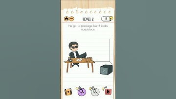 Brain Test 2 Level 2 Agent Smith, he got a package, but it looks suspicious.