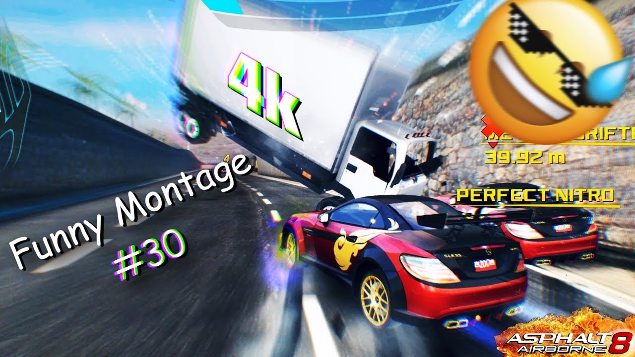 Asphalt 8 | Funny Montage #30 | on 4000 subscribers