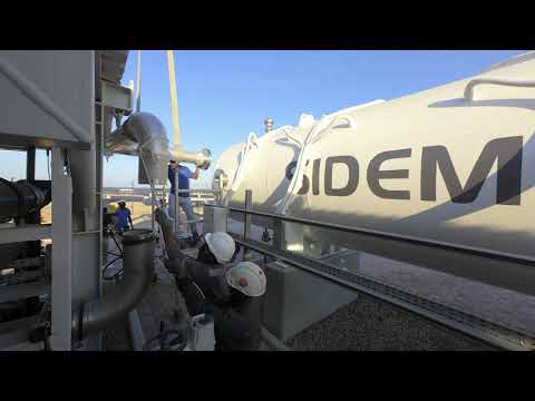 SIDEM - The Barrel - site installation (Timelapse video)