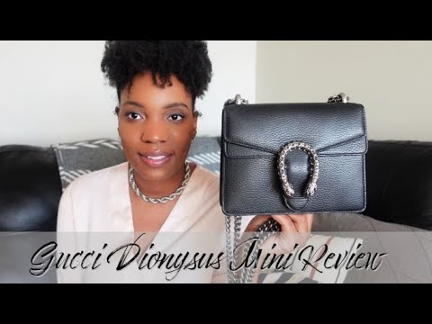 Black Leather Dionysus Mini Bag