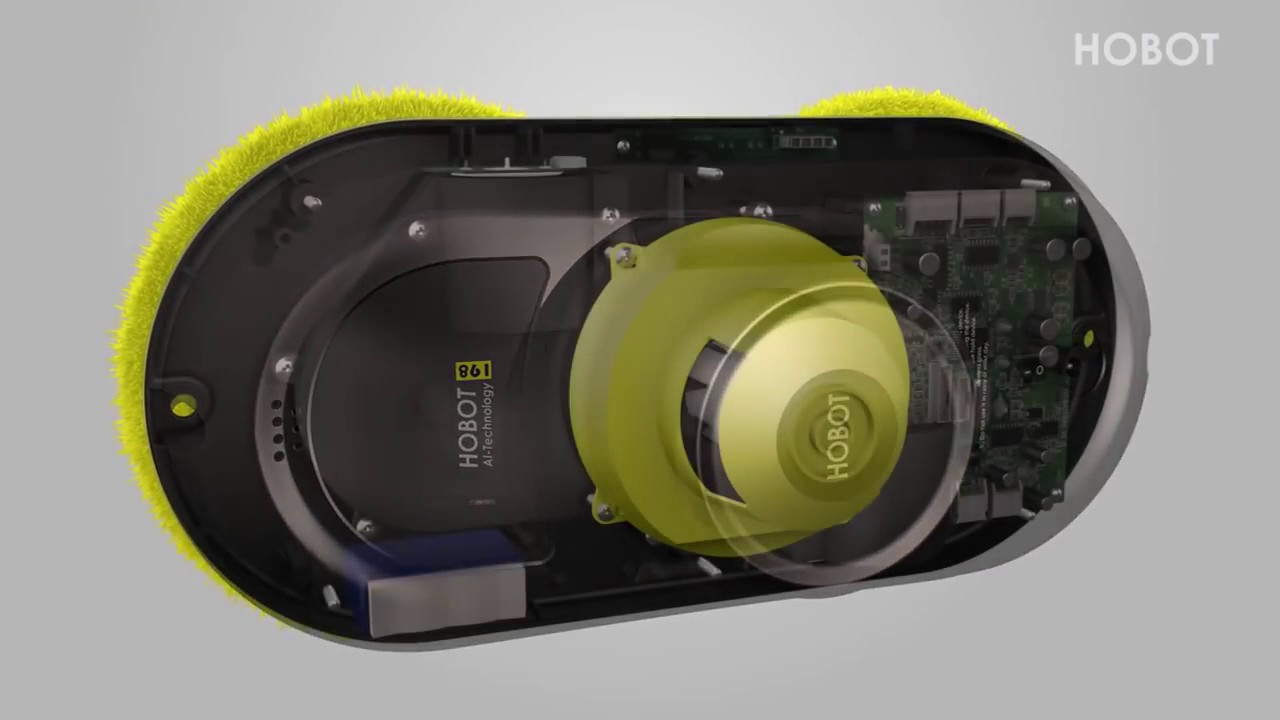 HOBOT 198 Window Cleaning Robot YouTube