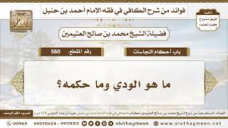 560 - ما هو الودي وما حكمه؟ الكافي في فقه الإمام أحمد بن حنبل - ابن عثيمين