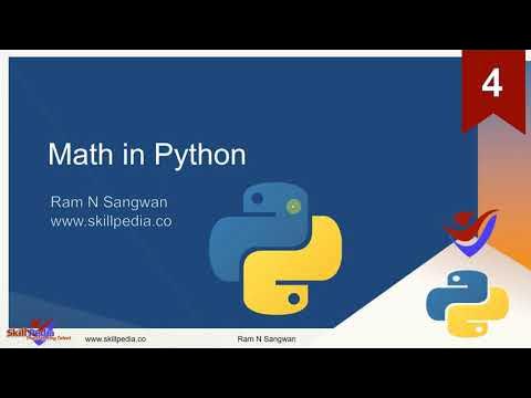 Maths in Python | Python Programming | Python3 Maths Python Tutorial ...