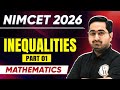 NIMCET 2026 Inequalities | Algebra | Mathematics | PW NIMCET #nimcet #nimcet2026 #nimcetpreparation