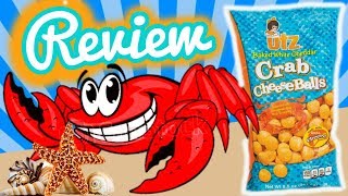 UTZ baked White Cheddar Crab Cheeseballs Review