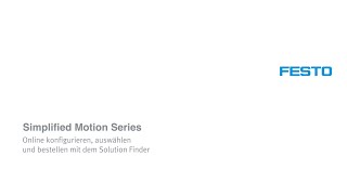 Simplified Motion Series – Solution Finder