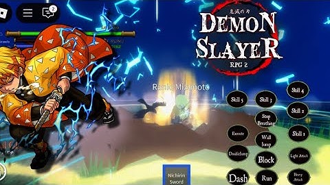 Thunder Breathing | Showcase | + 5th skill Showcase | Dsrpg2 |