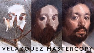 Portrait Painting Tutorial - Velázquez Master Copy (PART 1)