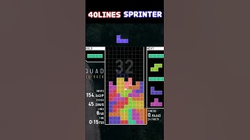 [TETR.IO] SS rank. Just a game of Tetris. 40Lines Sprinter. #85
