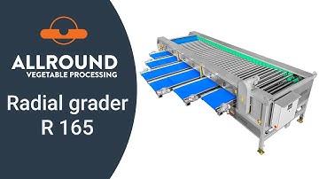 Radial grader R 165-70-6 ST 80 | Allround Vegetable Processing
