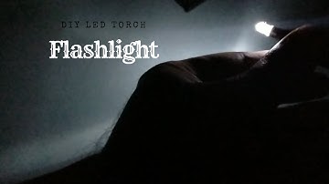 DIY How to Make a LED flashlight/torch easy at home using a marker pen