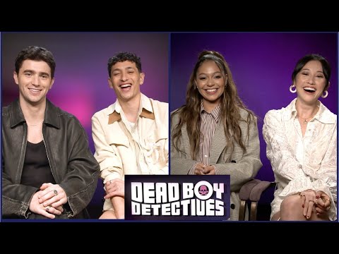 DEAD BOY DETECTIVES Cast Interview! George Rexstrew, Jayden Revri, Kassius Nelson, Yuyu Kitamura