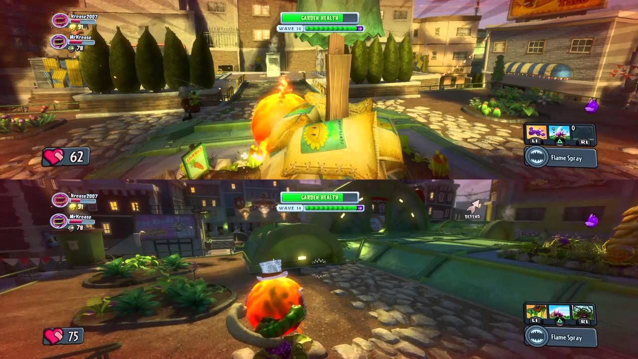 Plants vs Zombies Garden Warfare PS4 Double Fire Chomper