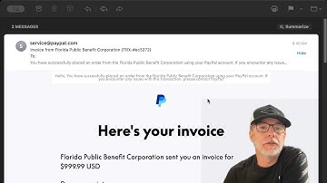 PayPal Invoice Phishing Scam