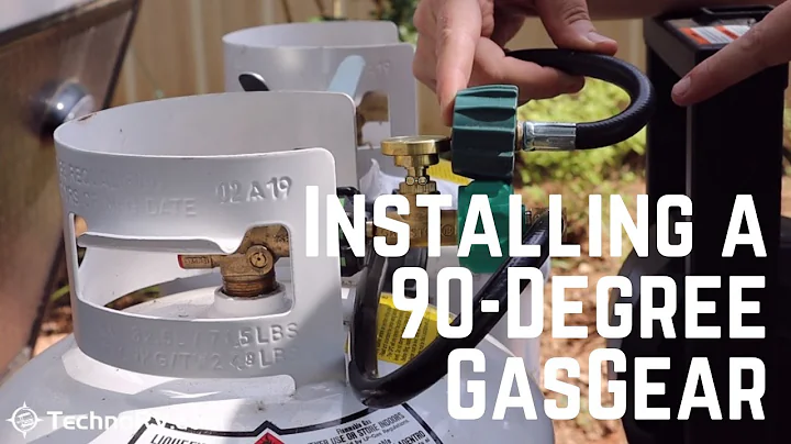 GasStop 90-Degree GasGear Installation for RV Propane Tanks