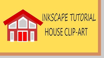 inkscape tutorial : house icon | how to make house icon illustration
