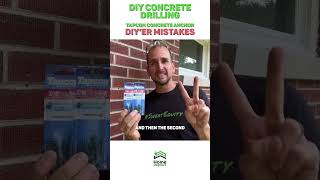 Common DIY Mistakes | Concrete Anchors