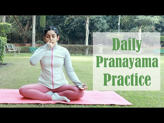 15 Mins Pranayama Practice | 5 Deep Breathing Exercises you should do Daily class=