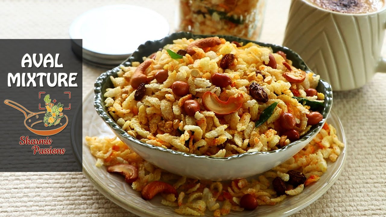 Aval Mixture Recipe | Poha Chivda Recipe