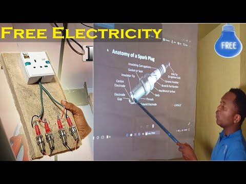 Free Electricity Energy with spark plugs and Magnet theories and practical (Fk Tech)