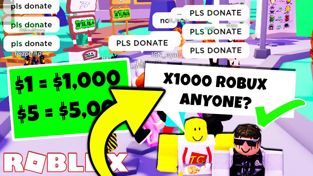 PLS DONATE ME - Roblox