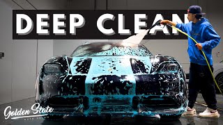 Deep Cleaning A Dirty Porsche Taycan Turbo