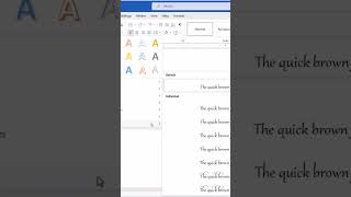 Add Fancy Ligatures in Microsoft Word ✒️#shorts screenshot 3