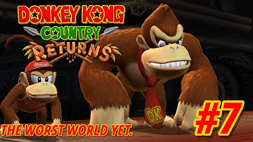 Donkey Kong Country Returns (Wii) - Gameplay Walkthrough #7 - Factory World
