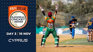 🔴  FanCode European Cricket Series Cyprus 2021 | Day 3 | T10 Live Cricket