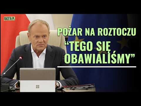 Pilot's death, fire, wind. Crisis response meeting regarding the fire in the Lublin region