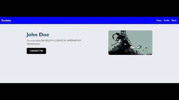 Build a Basic Portfolio Website with HTML, CSS & Bootstrap