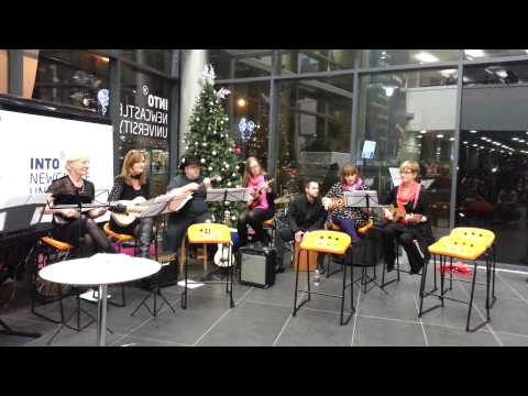 INTO Newcastle University staff ukulele-band