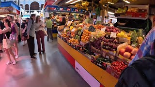 دیدار از بزرگترین مارکیت مواد غذایی در قلب شهر مالاگا ، اسپانیه , Malaga Mercado Food Market