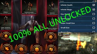 CHEAT GOD OF WAR : GHOST OF SPARTA PPSSPP ( Complete Package [Cheat + DLC + Save data] )