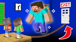 ESCAPE HEROBRINE'S SCHOOL In Minecraft!