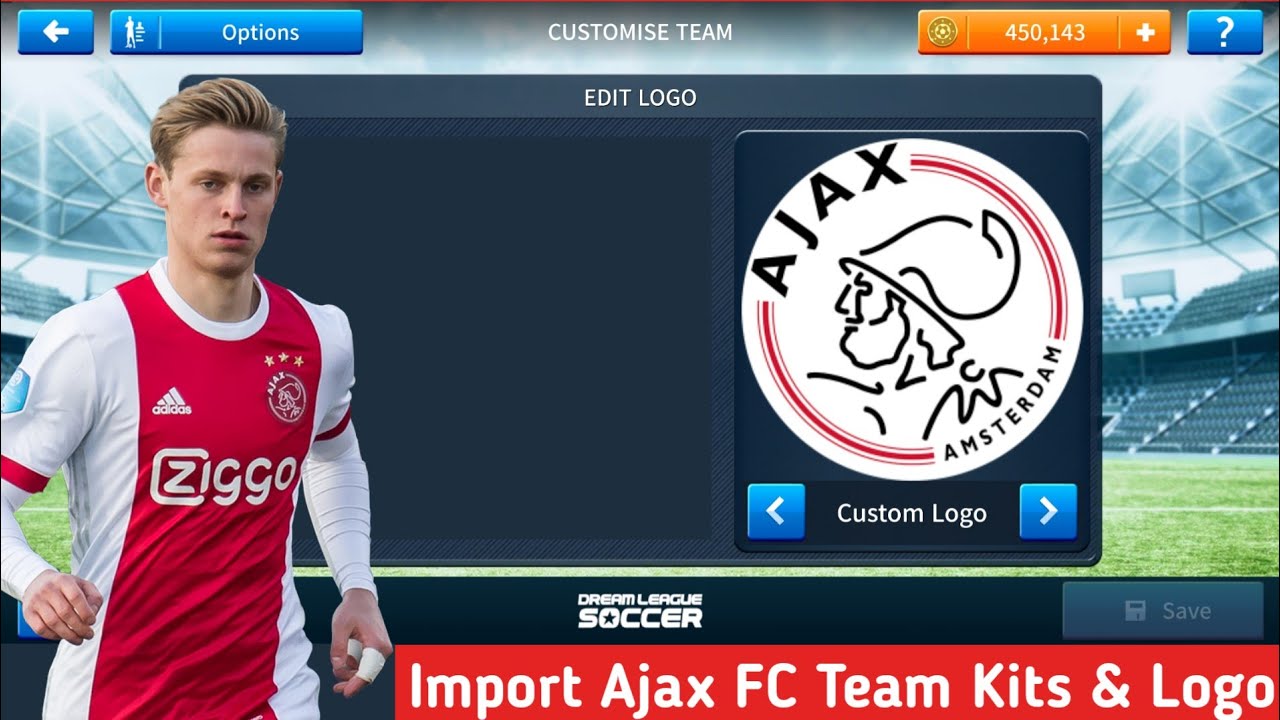 dream league soccer ajax kit