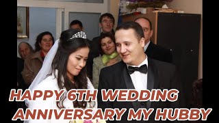 Buhay Romania: Happy 6Th Wedding Anniversary My Love Watching Our Wedding Photos
