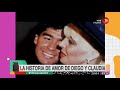 La historia de amor de Diego Maradona y Claudia
