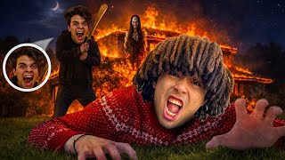 اتحسبت في فيلا الحسين الجديده الجن ظهرلنا😱