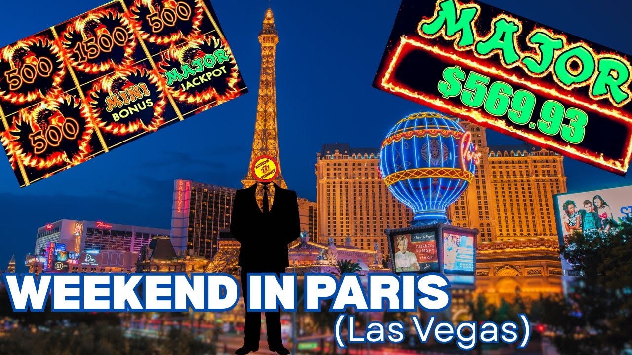 Weekend in Paris Part 1 🎰 Caesars 10X Tier Credit Slot Play