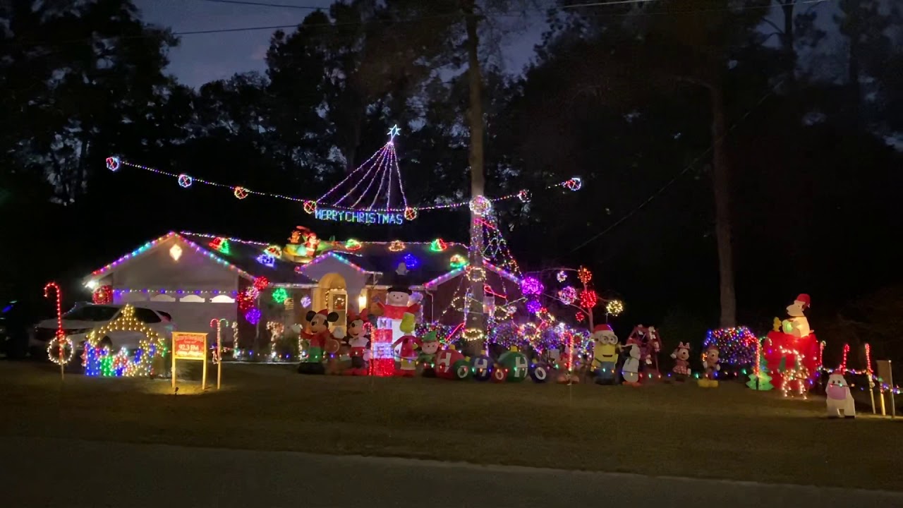 Allen Family Christmas Display 2020