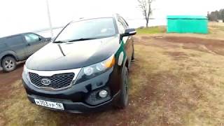 Тест полного привода Kia Sorento (2010) и внезапно Honda CR V (2008) test on rollers