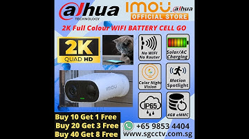 How to setup IMOU Cell Go battery camera using Mobile Phone AP mode, without WIFI and Internet.