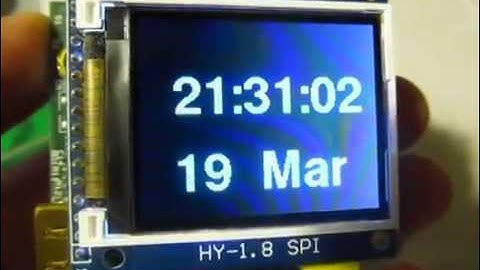 1.8" TFT display on my Raspberry Pi