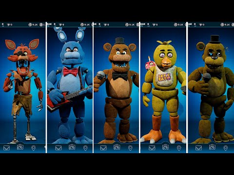 FNAF AR Star Animatronics Workshop Animations 