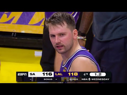 Final 3:42 WILD ENDING Lakers vs Spurs 🔥 | November 5, 2025