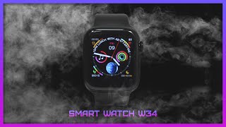 Наручные смарт часы Smart Watch W34 Supero (умные часы с измерением пульса)